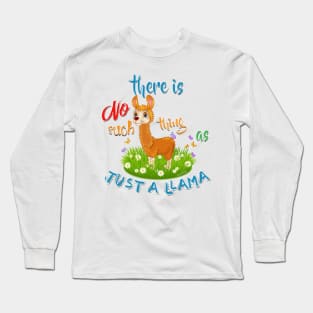 NO Such thing as JUST A LLAMA Long Sleeve T-Shirt